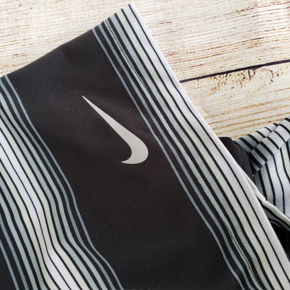 Lot of 2 nike golf drifit polo shirts striped Lg - Picture 5 of 8